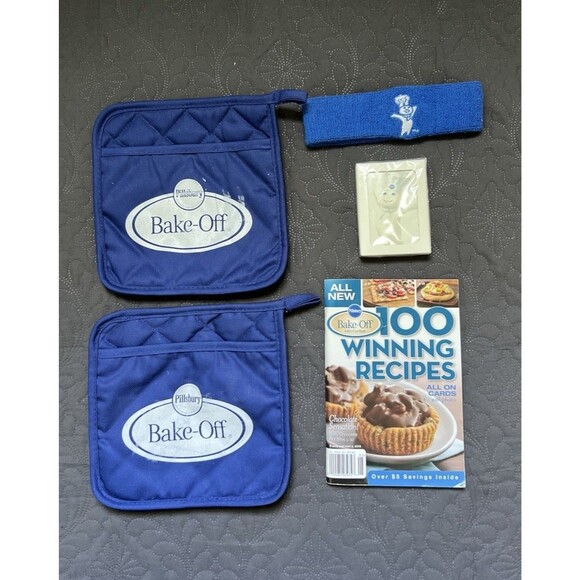 PILLSBURY LOVERS BEST OF THE BAKE-OFF COLLECTION 5pc MIXED LOT Home Kitchen Gift - Picture 1 of 10
